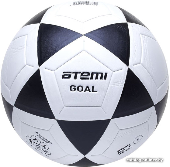 

Футбольный мяч Atemi Goal PVC (5 размер, белый/черный)