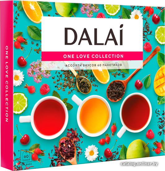 

Черный чай DALAI One Love Collection 60 шт