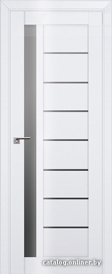 

Межкомнатная дверь ProfilDoors 37L Белый Люкс Графит