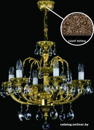 

Подвесная люстра ArtGlass Cornelia Vi. Light Patina Ce