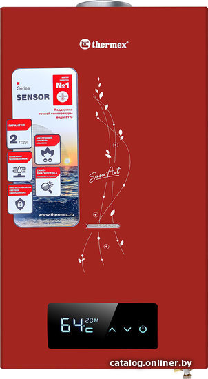 

Газовая колонка Thermex S 20 MD (Art Red)