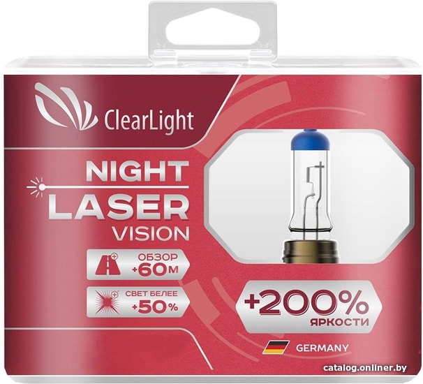 

Галогенная лампа Clear Light Night Laser Vision HB3 2шт