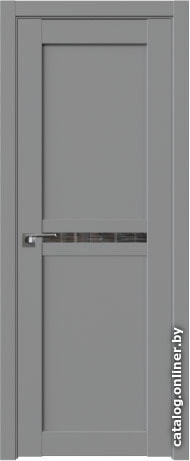 

Межкомнатная дверь ProfilDoors 2.43U 70x200 (манхэттен/стекло дождь черный)