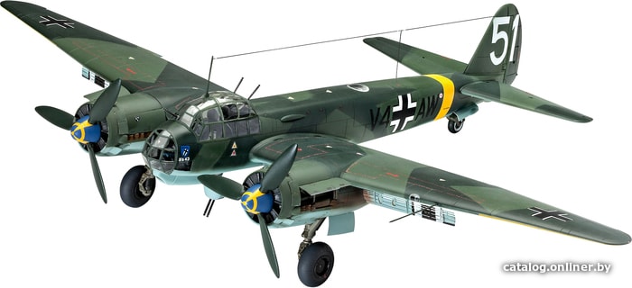 

Сборная модель Revell 03935 Немецкий бомбардировщик Junkers Ju88 A-4