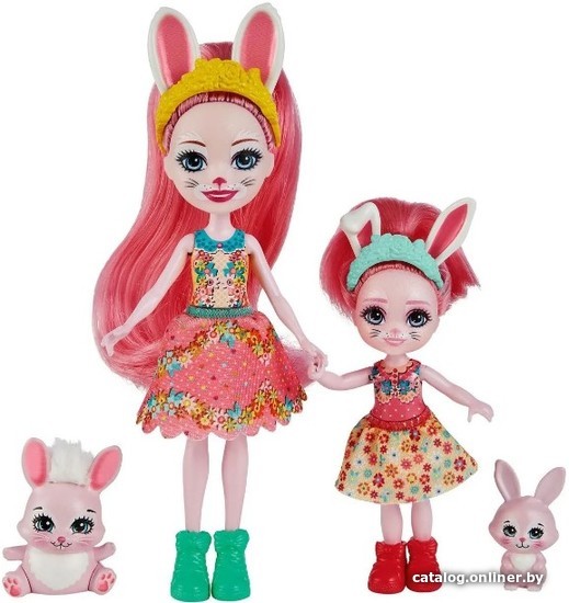 

Кукла Mattel Enchantimals Сестрички с питомцами Бри и Беделия Кроля HCF84