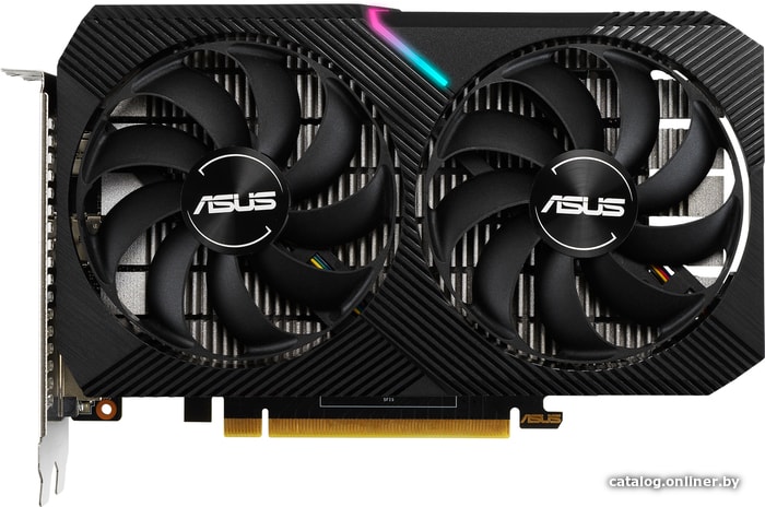 

Видеокарта ASUS Dual GeForce GTX 1650 Mini OC 4GB GDDR6 DUAL-GTX1650-O4GD6-MINI
