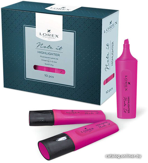 

Текстовыделитель Lorex Note It LXTMNI-P (розовый)