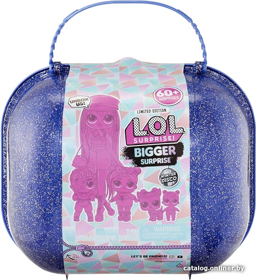 

Кукла-сюрприз L.O.L. Surprise! Winter Disco Bigger Surprise 60 421627