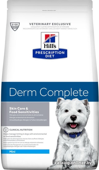 

Сухой корм для собак Hill's Prescription Diet Derm Complete Mini 6 кг