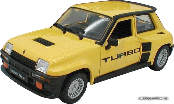 

Игрушечный транспорт Bburago Renault 5 Turbo 18-21088 (желтый)