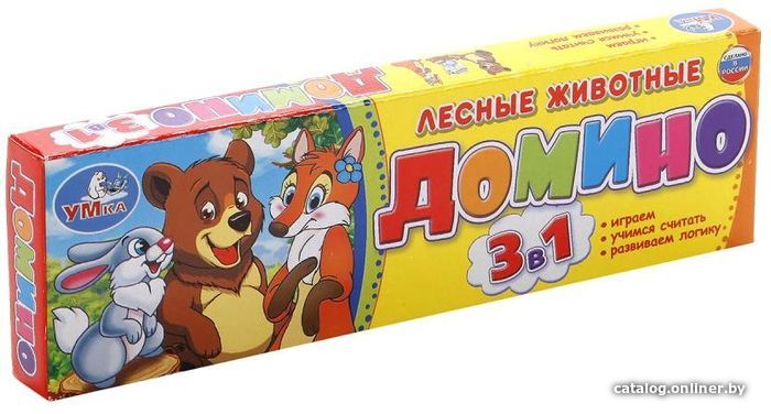 

Развивающая игра Умные игры Домино. Лесные животные 4690590112151
