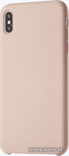 

Чехол для телефона uBear Silicone Touch Case для iPhone Xs Max (светло-розовый)