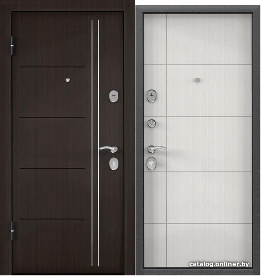 

Металлическая дверь Torex Дельта PP-24 205x86 (конго венге/шамбори светлое, левый)