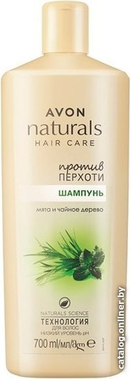 

Avon Шампунь против перхоти Мята и чайное дерево 700 мл