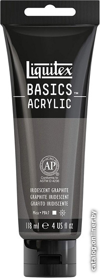 

Акриловая краска Liquitex Basics 1046049 (графитовый иридисцентный)