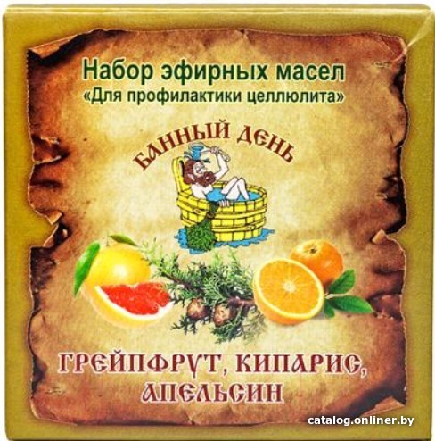 

Aroma Saules Набор эфирных Банный день Для профилактики целлюлита 3х10 мл