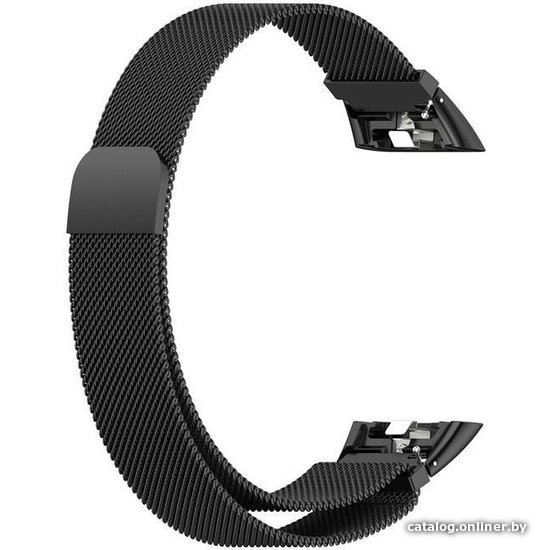 

Браслет Rumi Milanese loop металлический для Huawei Band 6 / Honor Band 6 (черный)