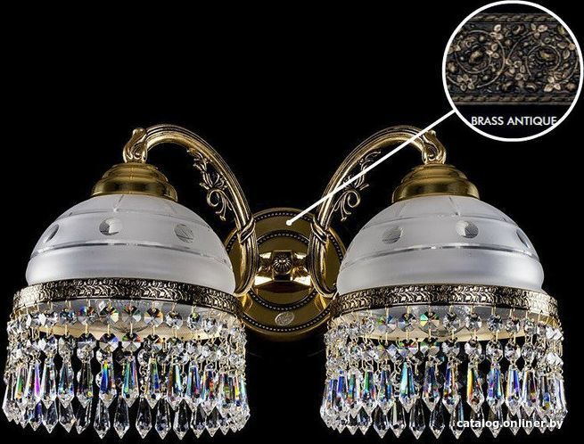 

Бра ArtGlass Karat Ii. Brass Antique Ce