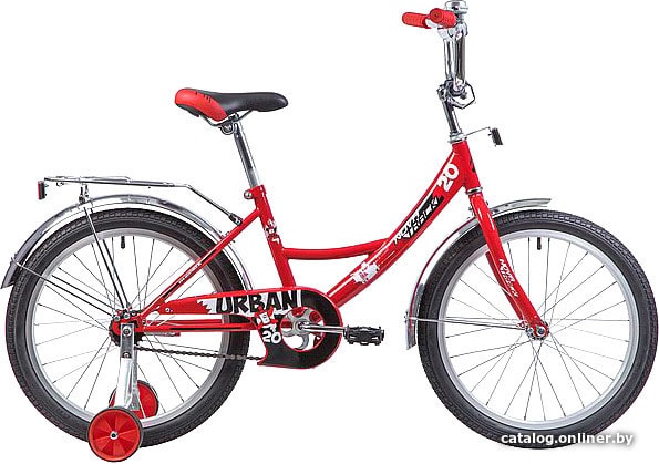 

Детский велосипед Novatrack Urban 20 (красный/черный, 2019)