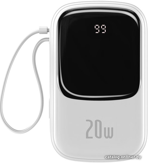 

Внешний аккумулятор Baseus Qpow Digital Display PPQD-H02 20000mAh (белый)