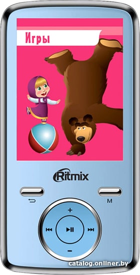 

Плеер MP3 Ritmix RF-7650M 4GB (голубой)