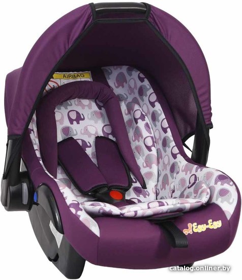

Детское автокресло Еду-Еду KS 341 Lux (фиолетовые слоны)