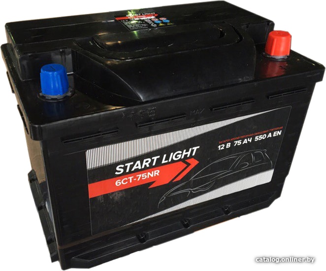 

Автомобильный аккумулятор Start Light 550A R+ (75 А·ч)