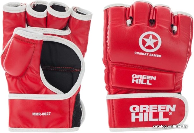 

Перчатки для единоборств Green Hill Combat Sambo MMR-0027CS (XL, красный)