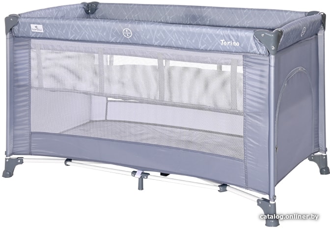 

Манеж-кровать Lorelli Torino 2 Layers (silver blue)