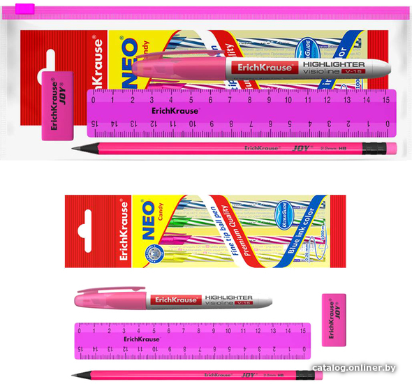 

Набор школьника Erich Krause Neon Solid 54542