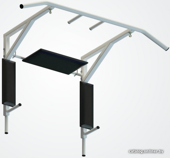

Турник с брусьями Spektr Sport Стэнли Zero (белый)