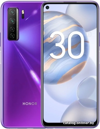 

Смартфон HONOR 30S CDY-NX9A 6GB/128GB (фиолетовый)