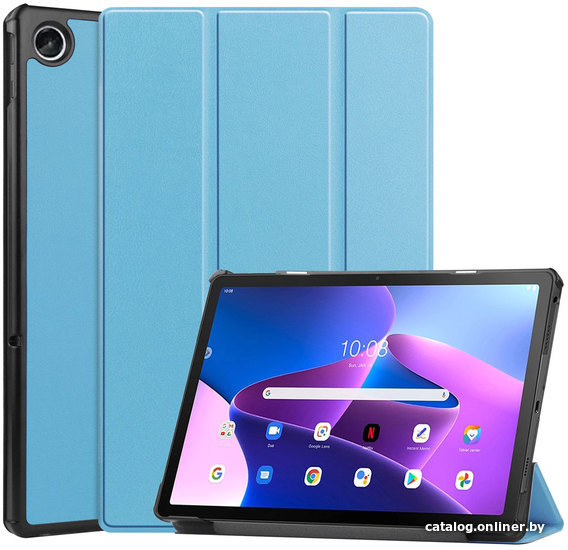 

Чехол для планшета JFK Smart Case для Lenovo Tab M10 Plus 3rd Gen TB-125F/TB-128F (небесно-голубой)