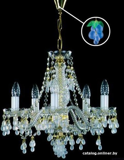

Подвесная люстра ArtGlass Rosana Vi. Vino Light Blue
