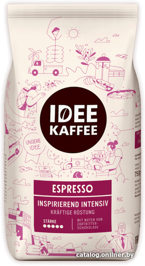 

Кофе IDEE KAFFEE Espresso Intensive зерновой 750г