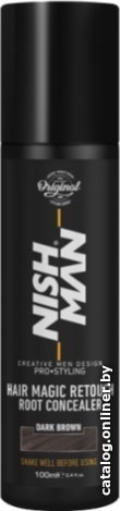 

Спрей-краска Nishman Magic Touch Up Concealer темно-коричневый 100 мл