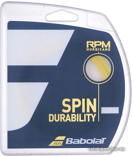 

Струна для теннисной ракетки Babolat RPM Hurricane 241141-113-125 (12 м, желтый)