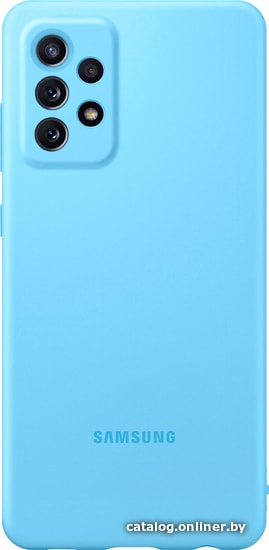 

Чехол для телефона Samsung Silicone Cover для Samsung Galaxy A72 (синий)