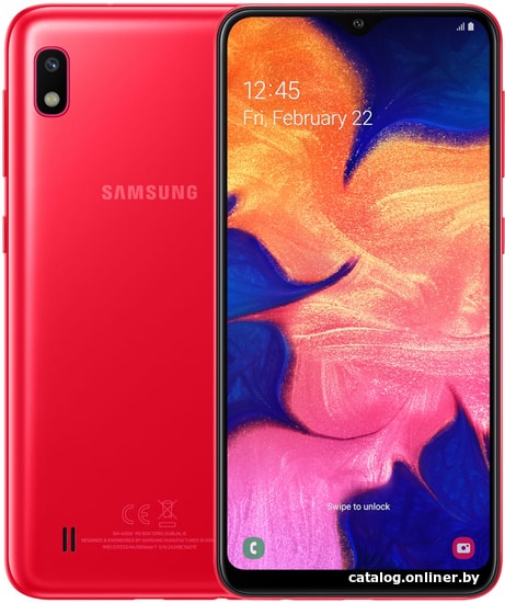 

Смартфон Samsung Galaxy A10 2GB/32GB (красный)