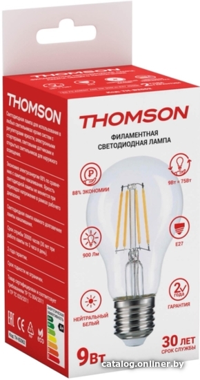 

Светодиодная лампочка Thomson Filament A60 TH-B2062