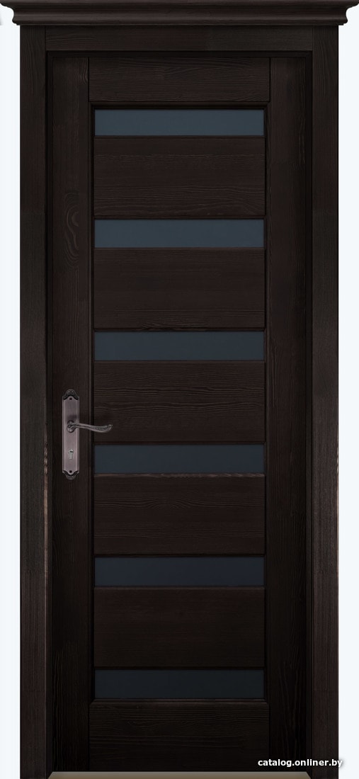 

Межкомнатная дверь ОКА Палермо 90x200 (венге/стекло графит)