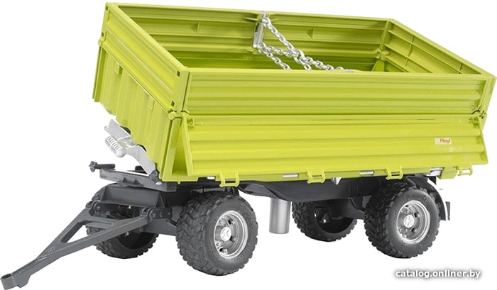 

Прицеп Bruder Fliegl Three way dumper with removeable top 02203