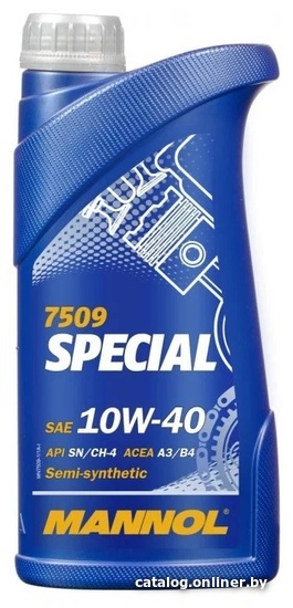 

Моторное масло Mannol SPECIAL 10W-40 API SN/CH-4 1л