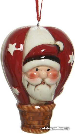 

Елочная игрушка Albero Di Natale с Сантой 5х8 см 521028-2