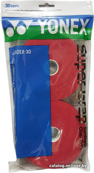 

Овергрип YONEX Super Grap AC102-30 (30 шт, красный)