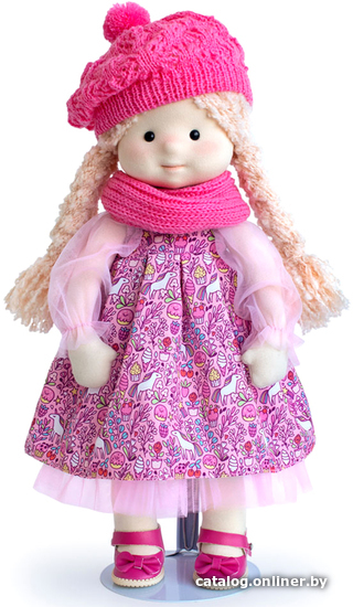 

Классическая игрушка BUDI BASA Collection Minimalini Аврора в шапочке и шарфе Mm-Avrora-02