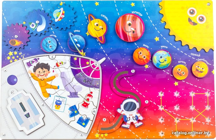 

Бизиборд WoodLand Toys Космос 112303