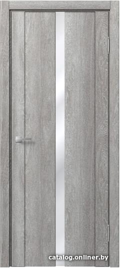 

Межкомнатная дверь MDF-Techno Dominika 226 80х200 (дуб шале седой, стекло лакобель кремовый)