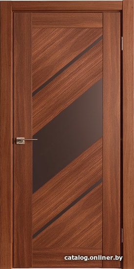 

Межкомнатная дверь IstokDoors Диагональ-3 ДЧ 60x200 (каштан мелинга/стекло бронза)