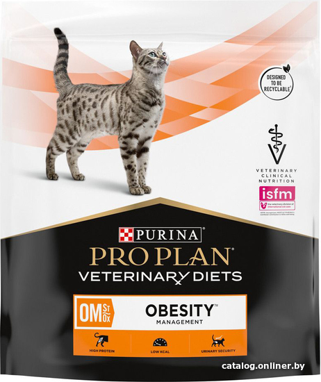 

Сухой корм для кошек Pro Plan Veterinary Diets OM St/Ox 350 г